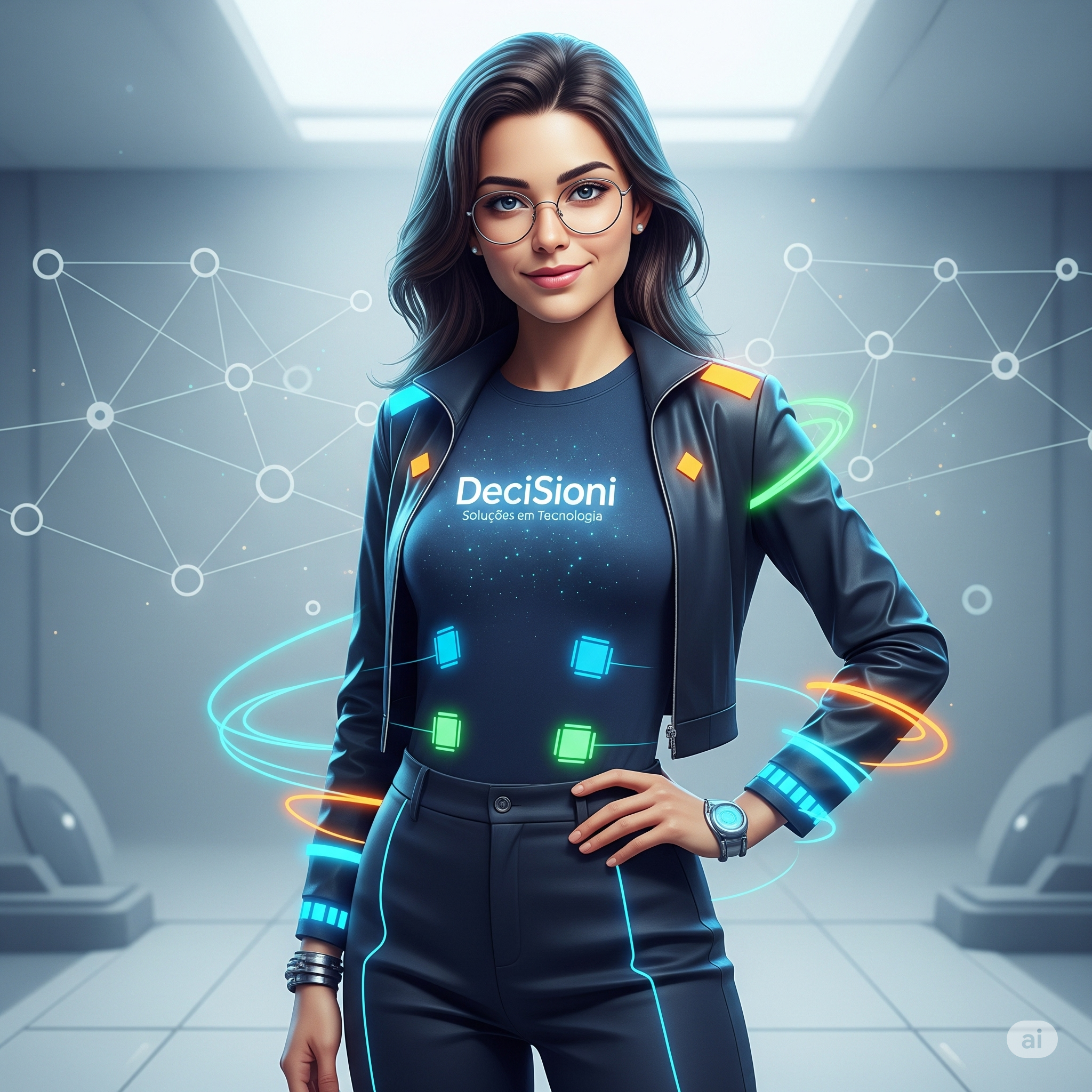 Mari, consultora da Decisioni, especialista em desenvolvimento de software.