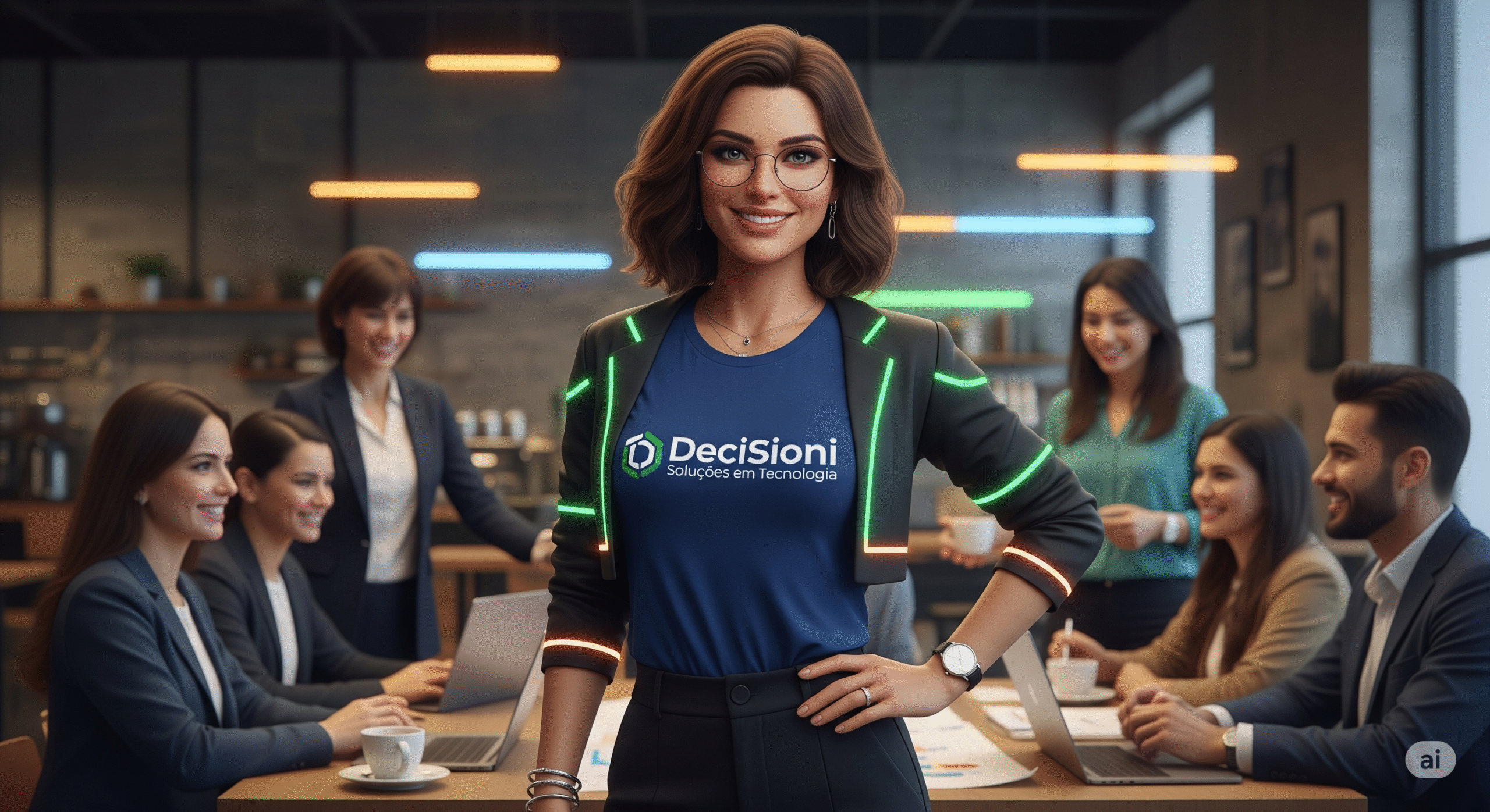 Fundo abstrato de tecnologia com dados e conexões